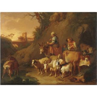 Francesco Londonio - Contadini Con Armenti