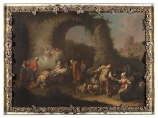 Francesco Londonio - Presepe con pastori