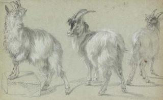 Francesco Londonio - Three Goats