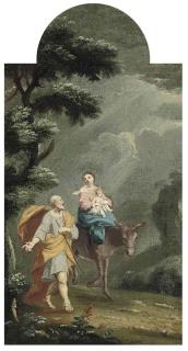 Francesco Lorenzi - The Flight into Egypt: a modello