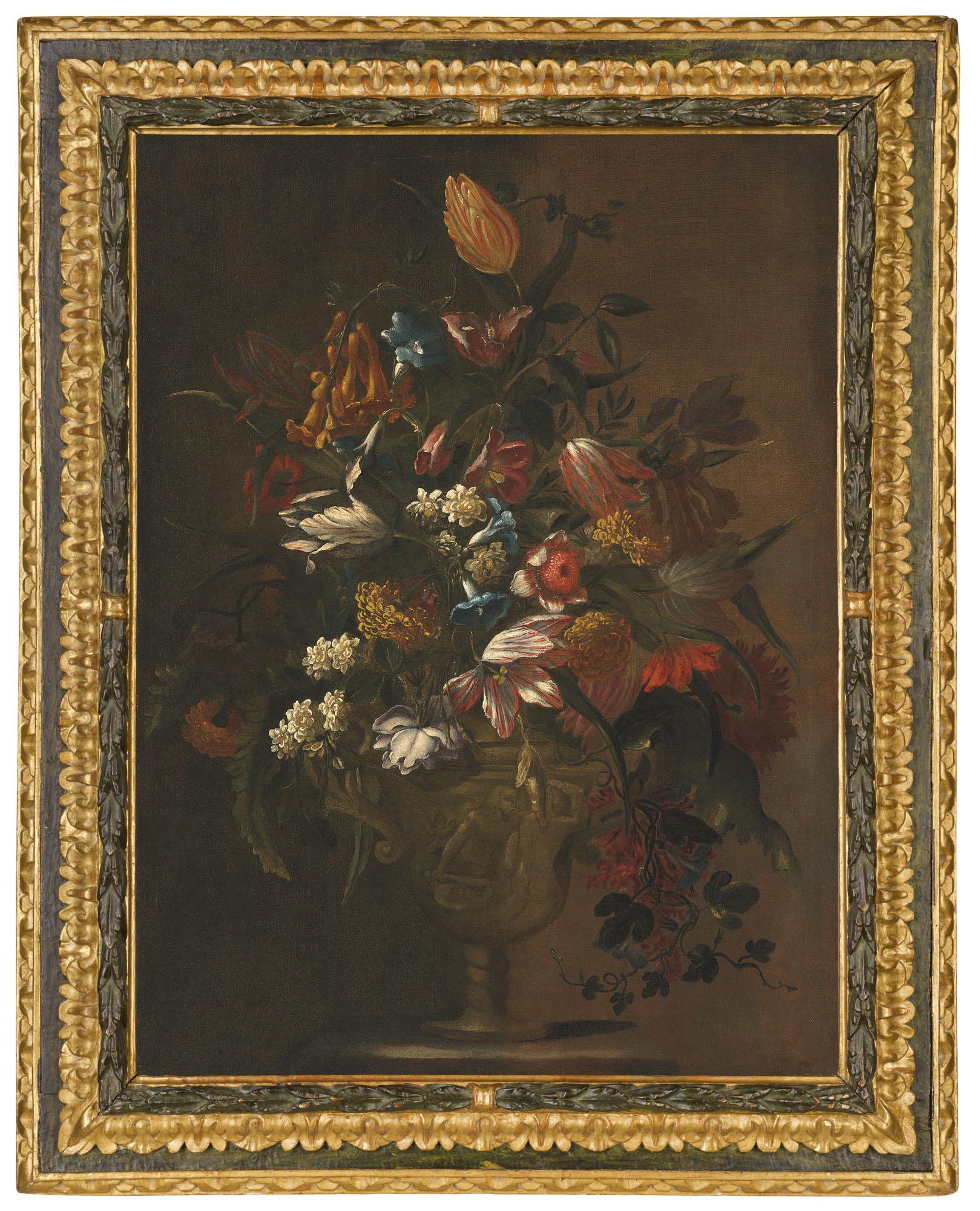 Francesco Mantovano - Flowers In An Urn