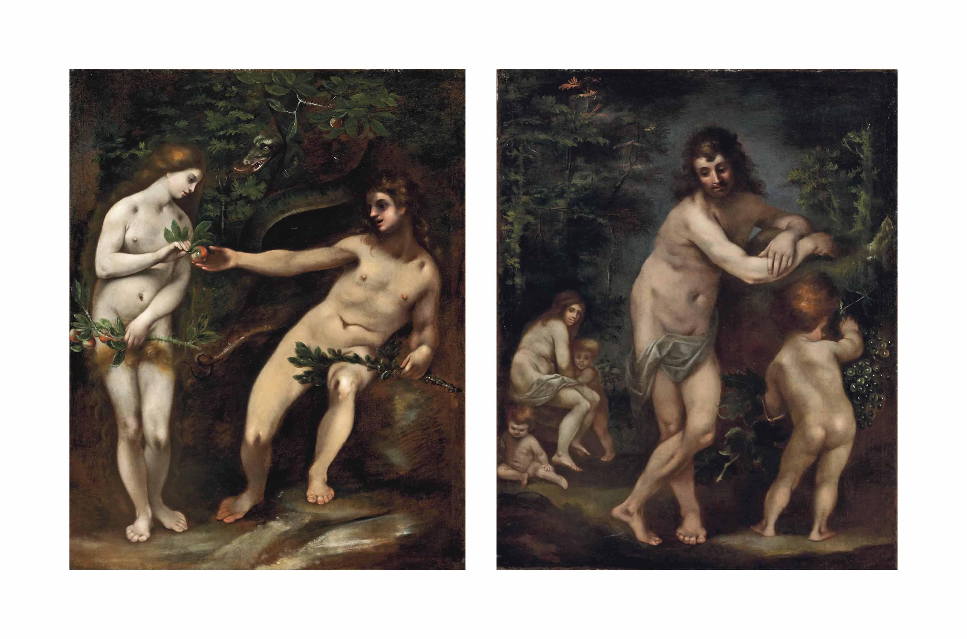 Francesco Montelatici - Adam And Eve; And The Family Of Adam And Eve