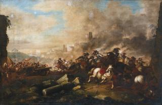 Francesco Monti called Il Brescianino - Battle Scene