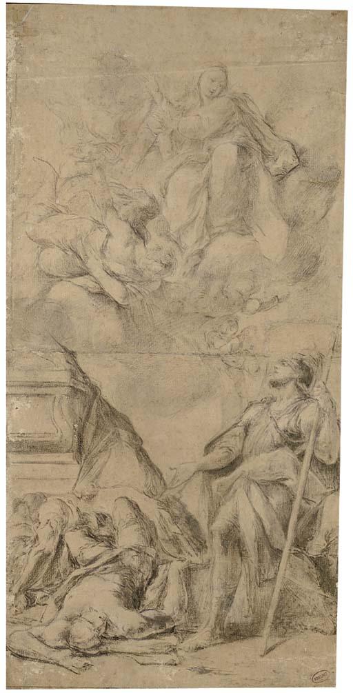 Francesco Monti - The Virgin appearing to Saint Maurice