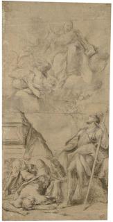 Francesco Monti - The Virgin appearing to Saint Maurice