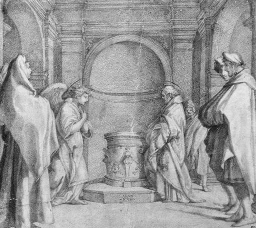 Francesco Morandini - The Annunciation to Zacharias, after Andrea del Sarto