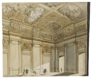 Francesco Panini - Design For The Interior Of A Palace