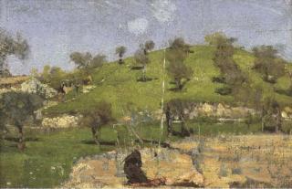 Francesco Paolo Michetti - Paesaggio, 1871