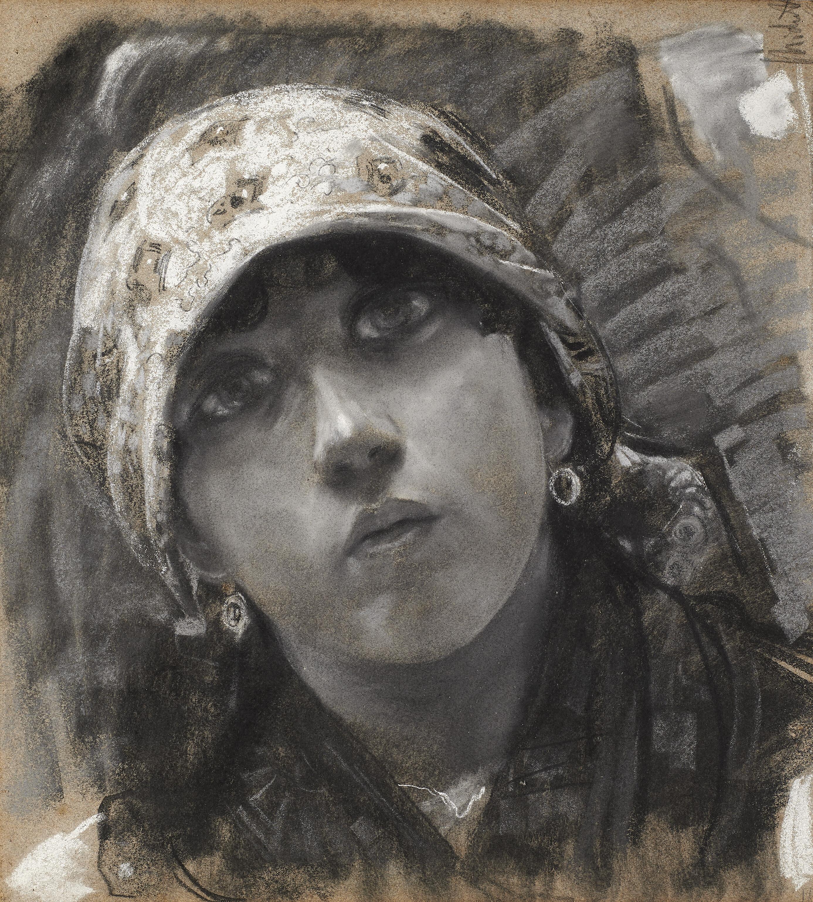 Francesco Paolo Michetti - Ritratto di popolana