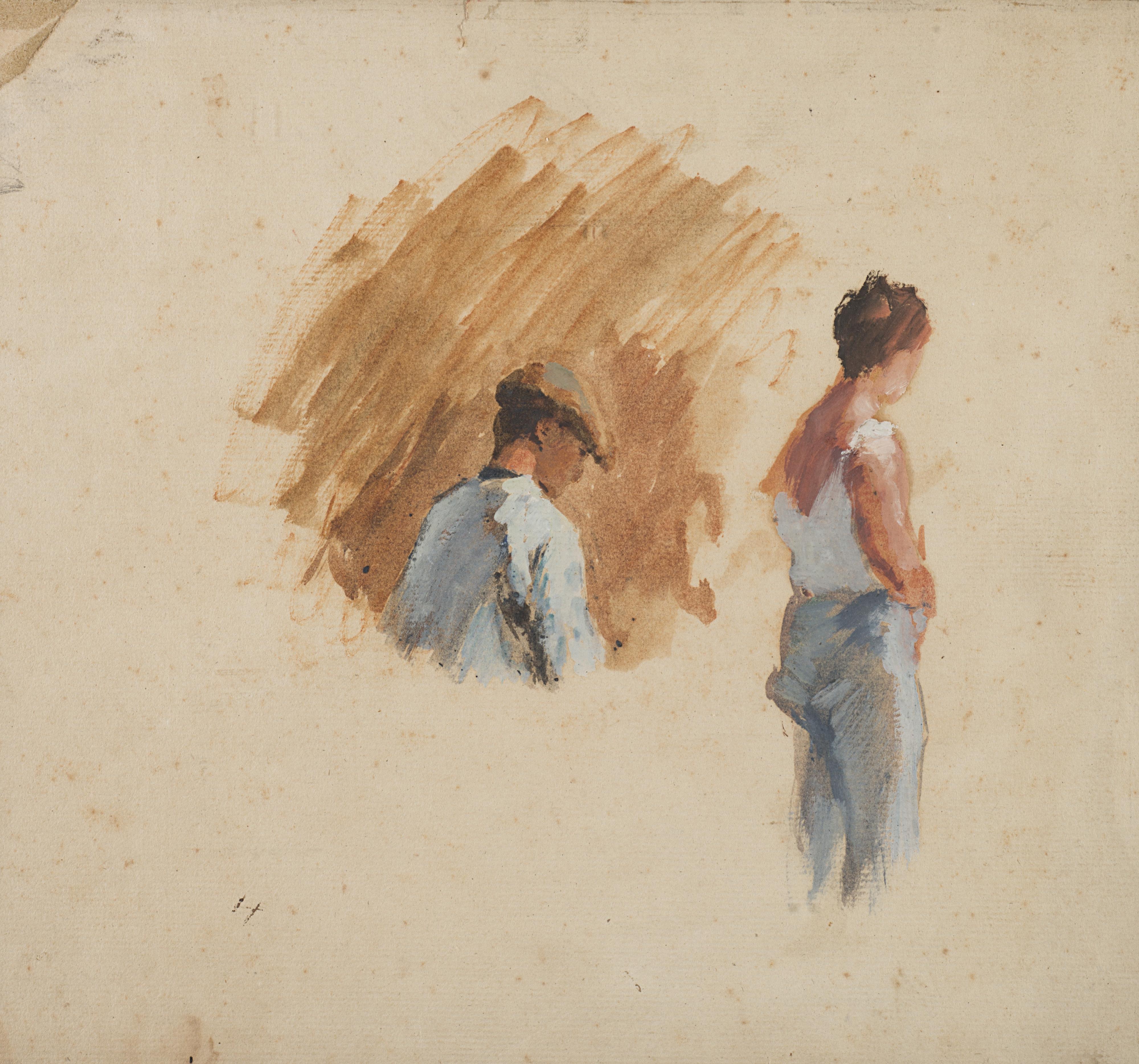 Francesco Paolo Michetti - Studio per figure