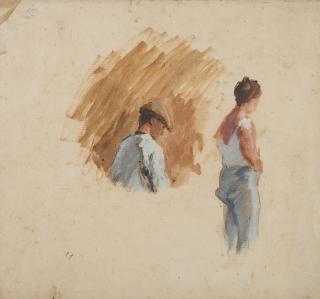 Francesco Paolo Michetti - Studio per figure