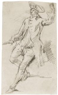 Francesco Piranesi - Study Of A Man In A Tricorn Hat