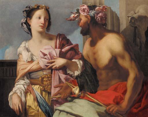 Francesco Ruschi - Hercules and Omphale