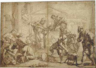 Francesco Salvator Fontebasso - A pagan sacrifice