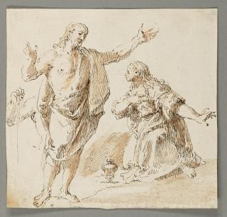 Francesco Salvator Fontebasso - Noli me tangere