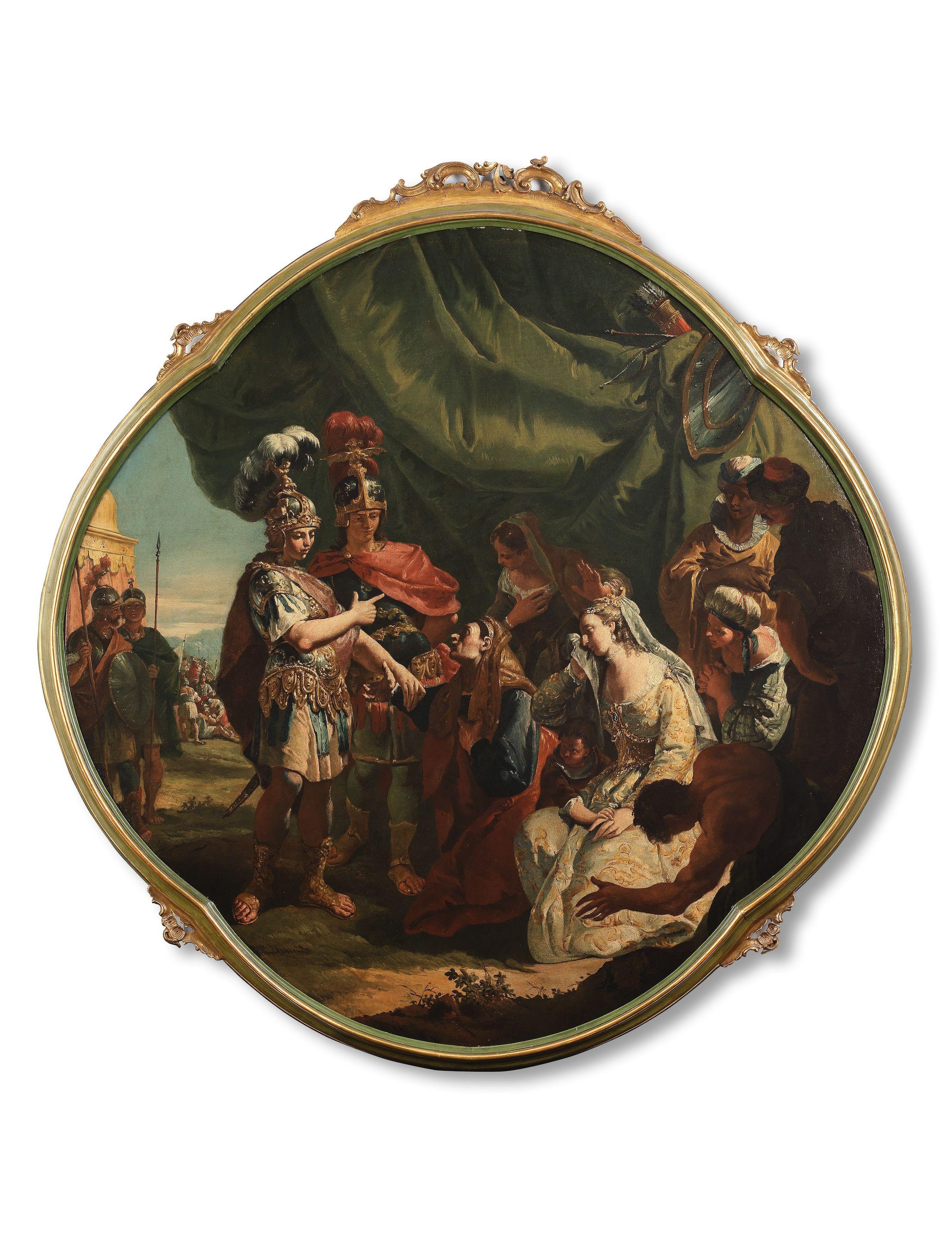 Francesco Salvator Fontebasso - The Family of Darius before Alexander