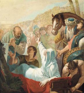 Francesco Salvator Fontebasso - The Miracle of the Cross