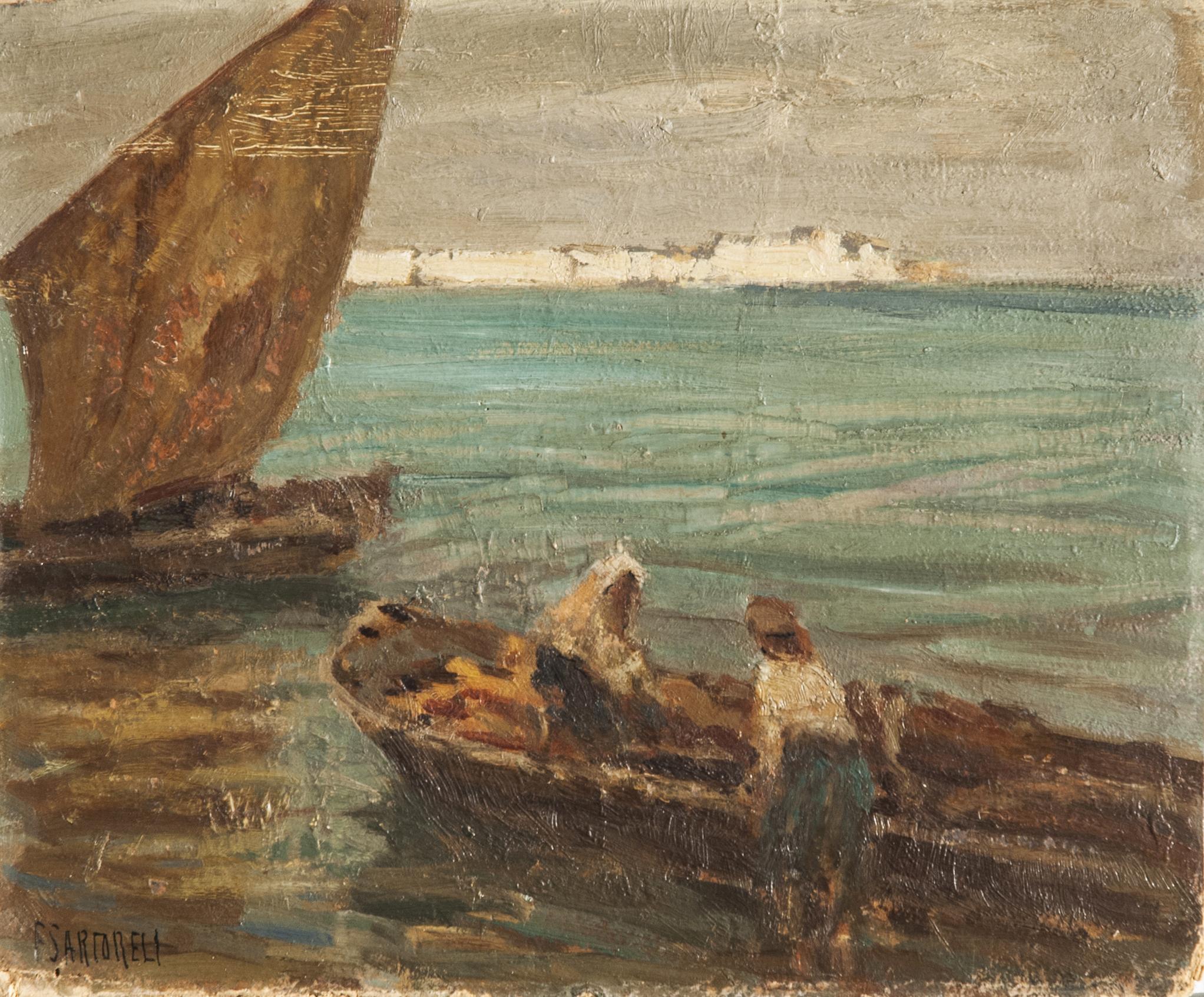 Francesco Sartorelli - Boats in the Lagoon