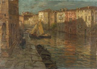 Francesco Sartorelli - Canale in laguna