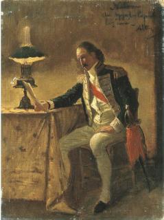 Francesco Saverio Altamura - Nelson che legge la capitolazione