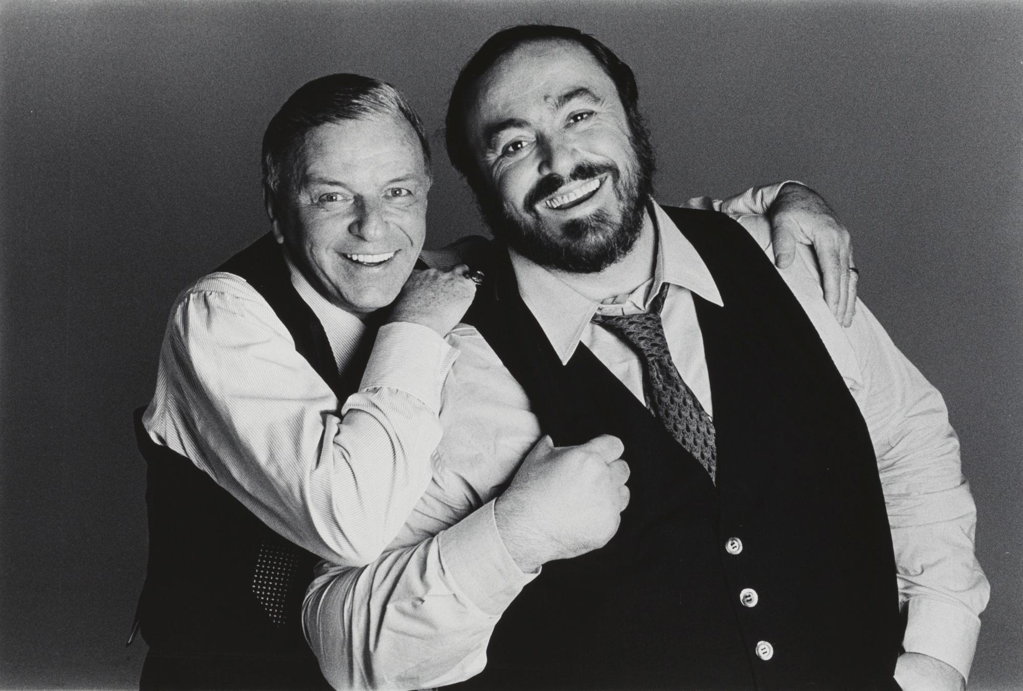 Francesco Scavullo - Frank Sinatra And Luciano Pavarotti