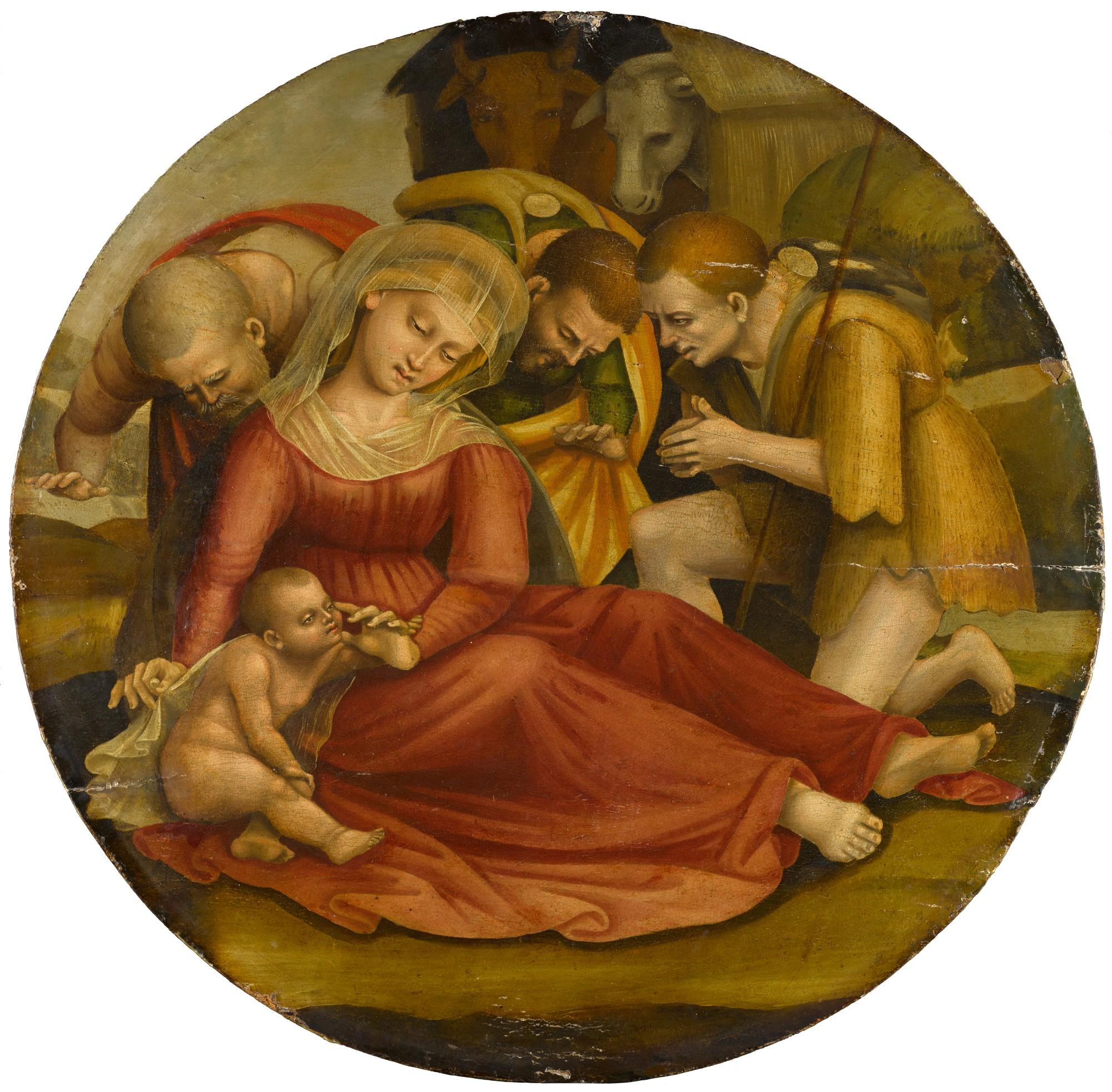 Francesco Signorelli - The Adoration Of The Shepherds