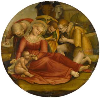 Francesco Signorelli - The Adoration Of The Shepherds
