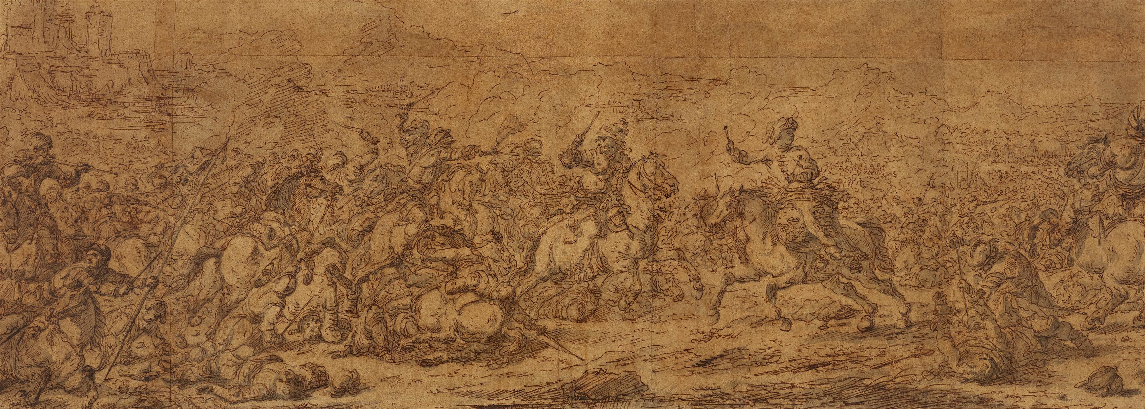 Francesco Simonini - Schlachtenszene