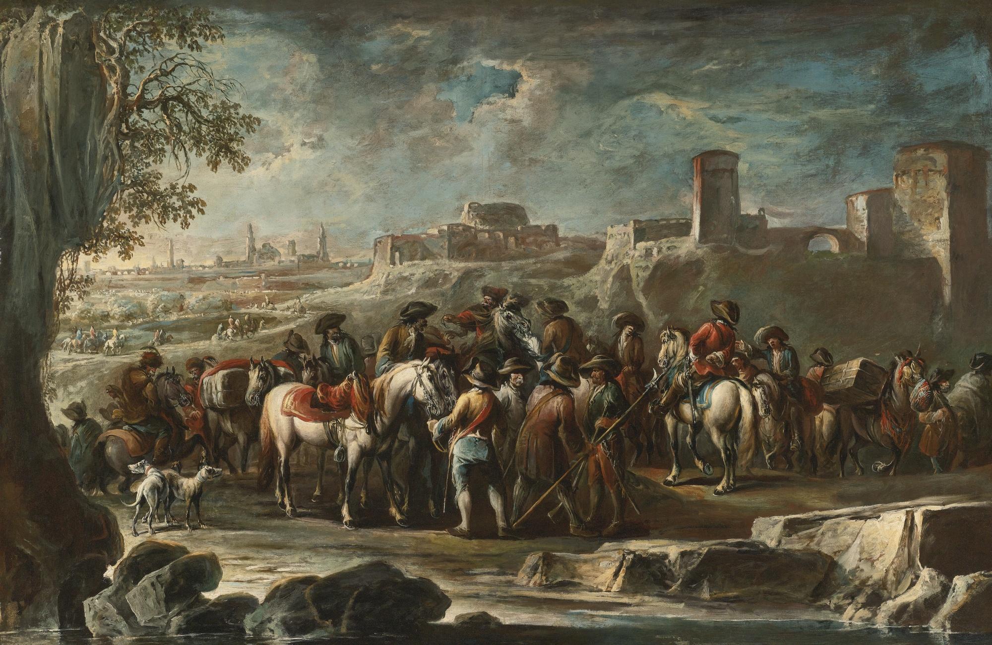 Francesco Simonini - Soldiers In A Landscape