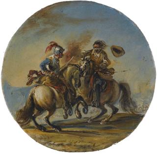 Francesco Simonini - Two Battle Scenes