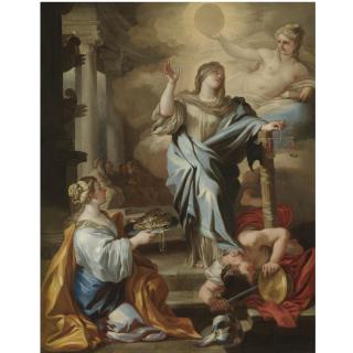 Francesco Solimena - An Allegory Of Justice