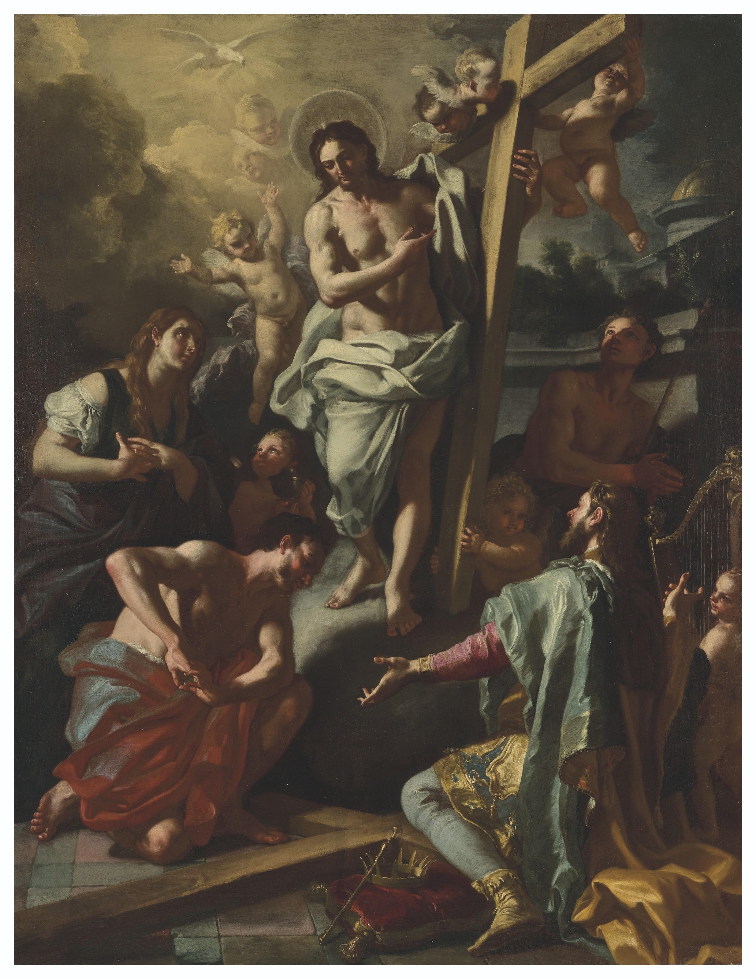 Francesco Solimena - Christ descending into Limbo