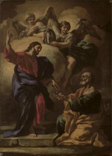 Francesco Solimena - Christ Presenting the Keys to Saint Peter