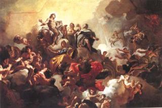 Francesco Solimena - Phaethon asking to drive the chariot of Apollo