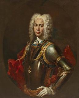 Francesco Solimena - Portrait eines Ritters von Malta (angeblich Antoine Manoel de Vilhena)