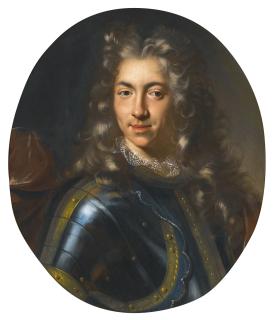 Francesco Solimena - Portrait Of A Gentleman, Half Length, Dressed In Armour