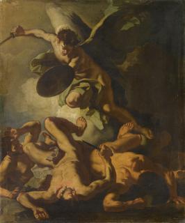 Francesco Solimena - San Michele Arcangelo Combatte Gli Angeli Ribelli