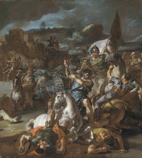 Francesco Solimena - The Defeat Of Darius By Alexander The Great At The Battle Of Issus