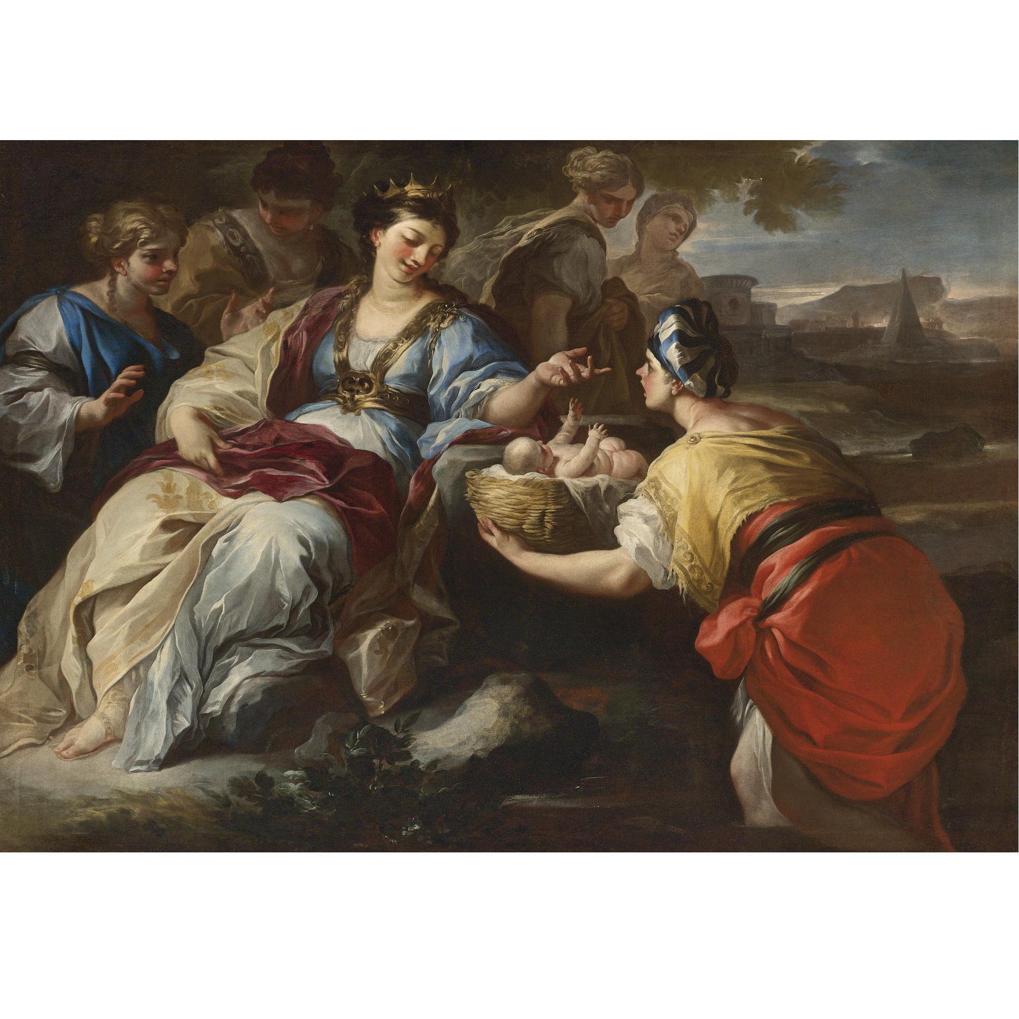 Francesco Solimena - The Finding Of Moses