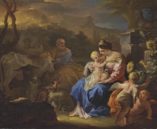 Francesco Solimena - The Rest on the Flight into Eygpt