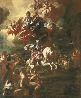 Francesco Solimena - The Triumph of King Charles of Naples at the Siege of Gaeta