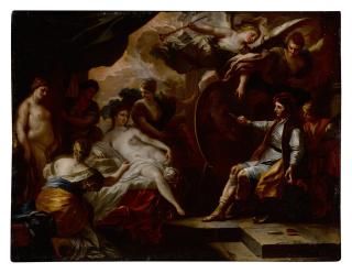 Francesco Solimena - Zeuxis Painting Venus with the Maidens of Croton