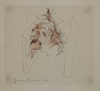 Francesco Somaini - Studio per una scultura in piombo e pietra