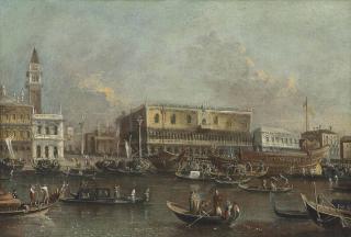Francesco Tironi - The Bucintoro At The Molo, Venice, On Ascension Day