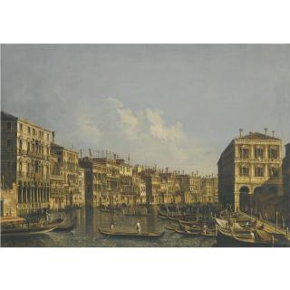 Francesco Tironi - Venice, A View Of The Grand Canal Looking Towards The Pescheria