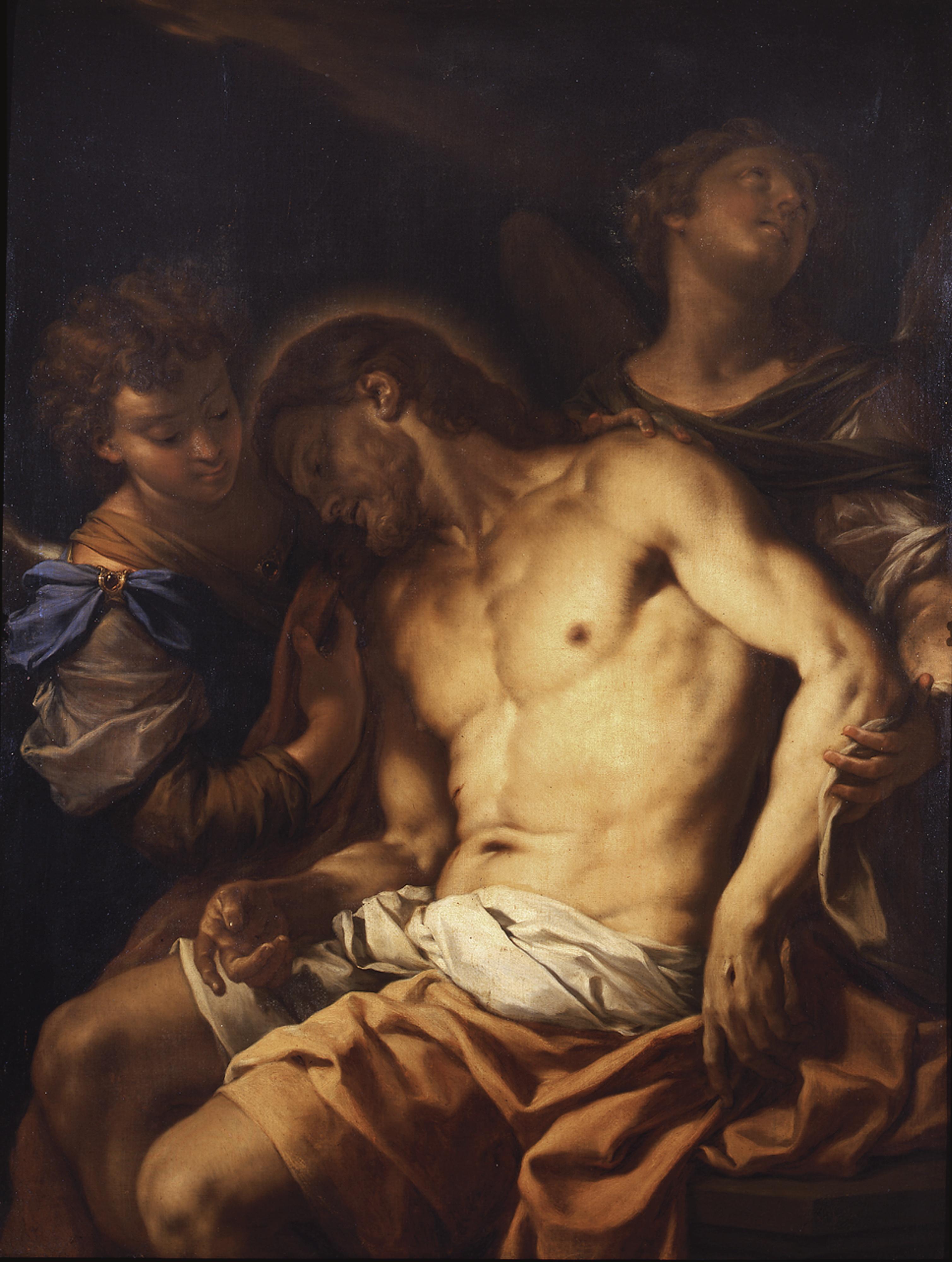 Francesco Trevisani - Christ Supported By Angels