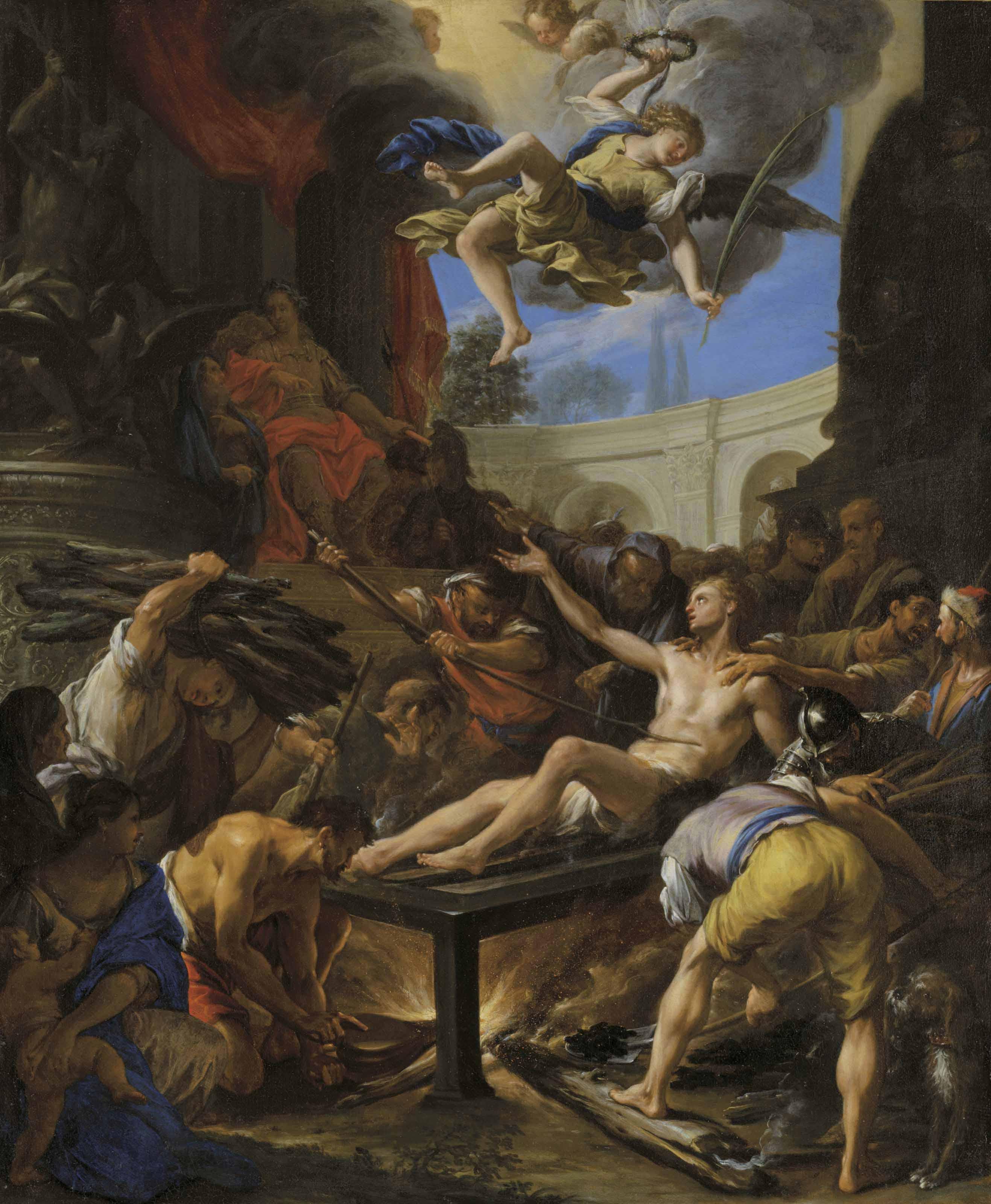 Francesco Trevisani - The Martyrdom Of Saint Lawrence