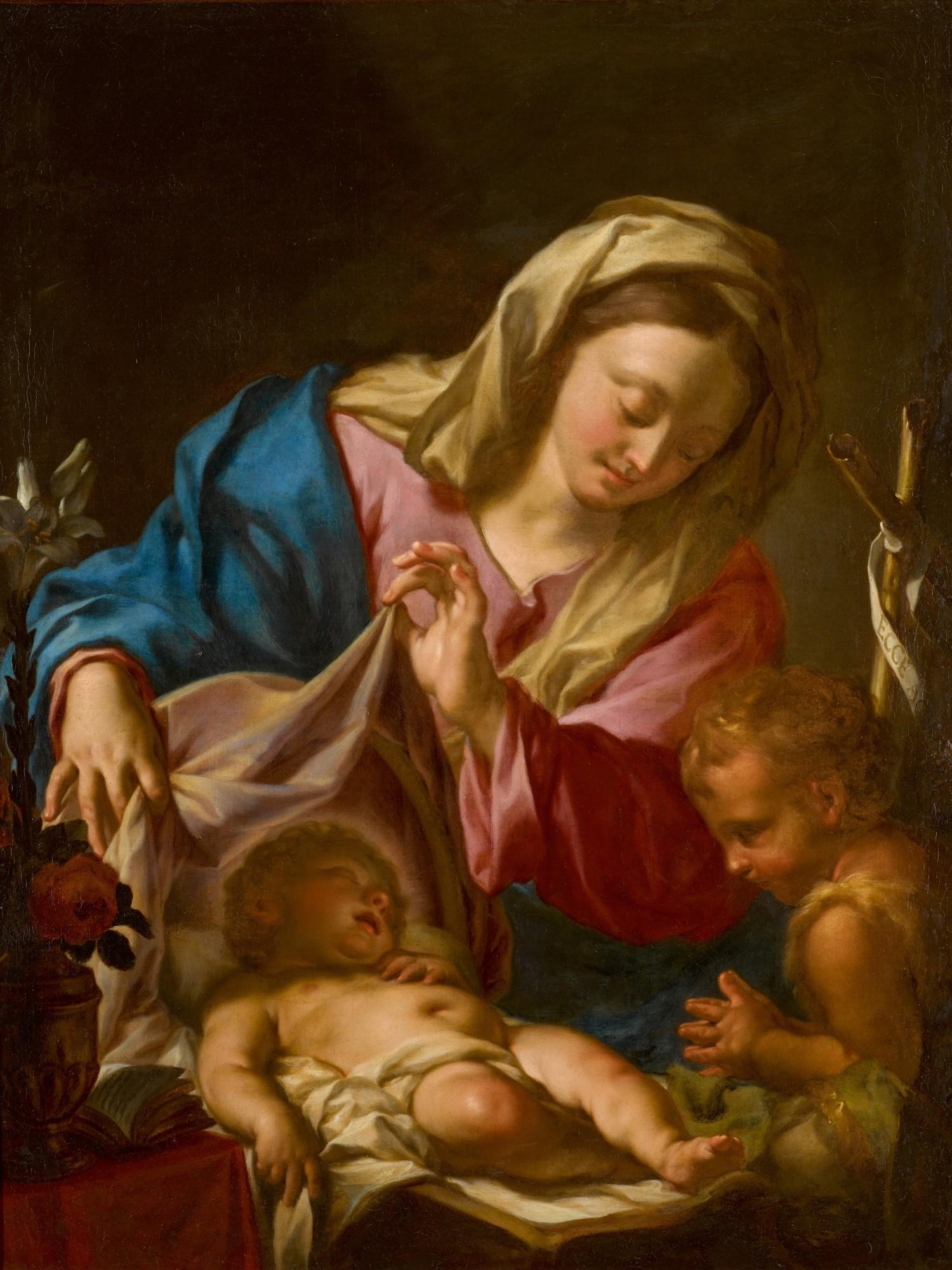 Francesco Trevisani - The Virgin And Child With The Infant Saint John The Baptist
