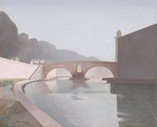 Francesco Trombadori - Mattina al Ponte Fabricio