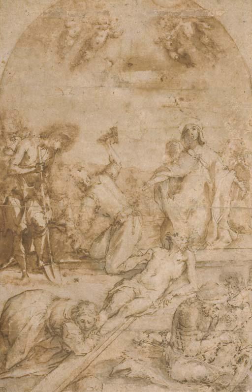 Francesco Vanni - Le Christ cloué à la Croix